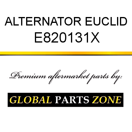 ALTERNATOR EUCLID E820131X