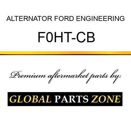 ALTERNATOR FORD ENGINEERING F0HT-CB