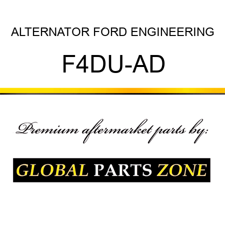 ALTERNATOR FORD ENGINEERING F4DU-AD