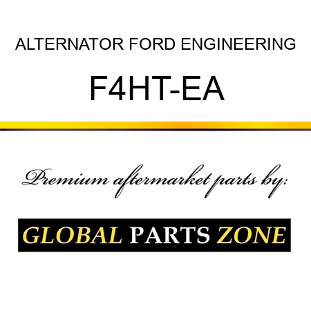 ALTERNATOR FORD ENGINEERING F4HT-EA