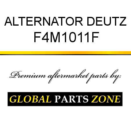 ALTERNATOR DEUTZ F4M1011F