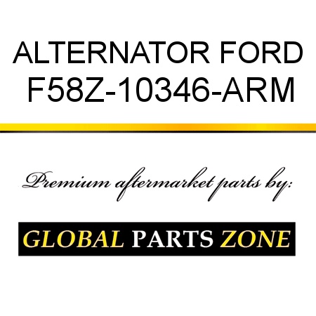 ALTERNATOR FORD F58Z-10346-ARM