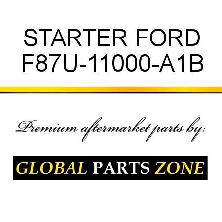 STARTER FORD F87U-11000-A1B