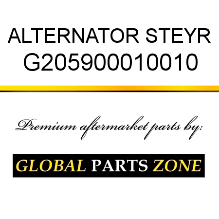 ALTERNATOR STEYR G205900010010