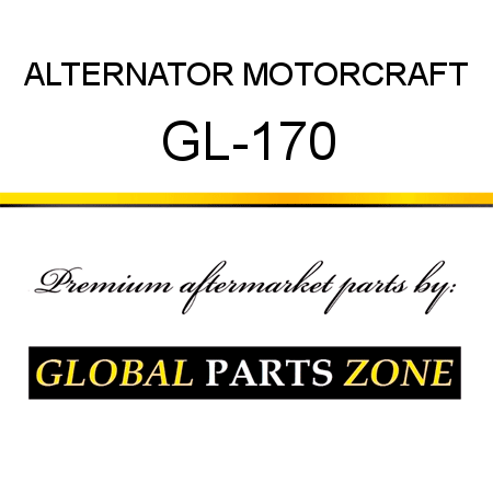 ALTERNATOR MOTORCRAFT GL-170