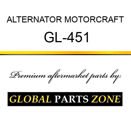 ALTERNATOR MOTORCRAFT GL-451