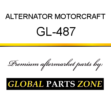 ALTERNATOR MOTORCRAFT GL-487
