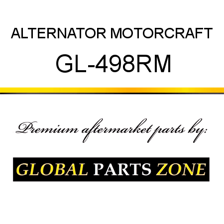 ALTERNATOR MOTORCRAFT GL-498RM