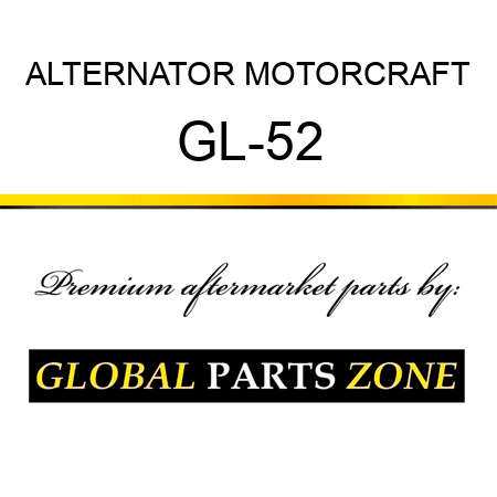 ALTERNATOR MOTORCRAFT GL-52