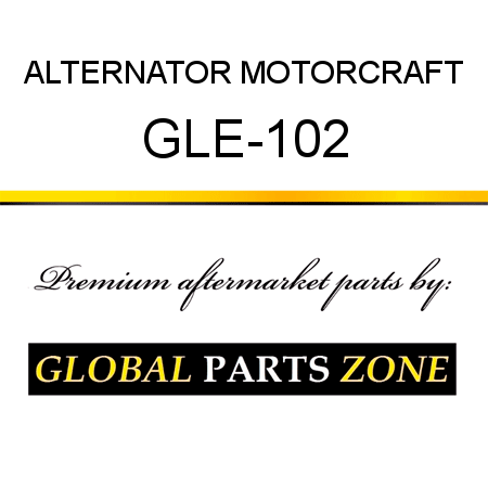 ALTERNATOR MOTORCRAFT GLE-102