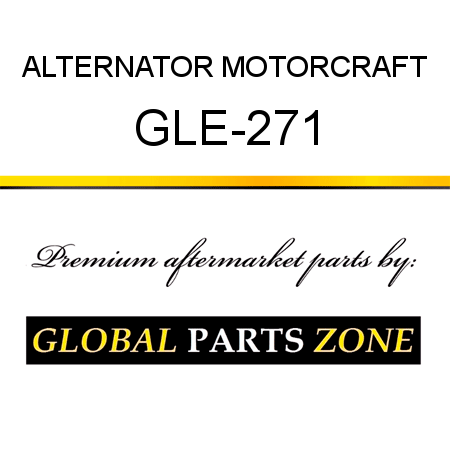 ALTERNATOR MOTORCRAFT GLE-271