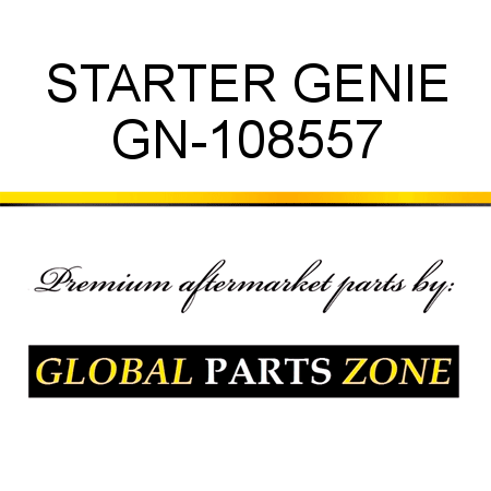 STARTER GENIE GN-108557