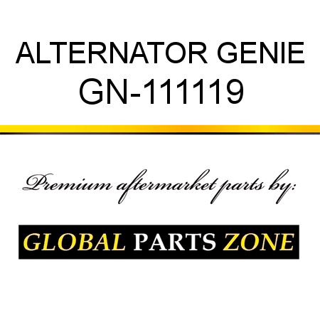 ALTERNATOR GENIE GN-111119