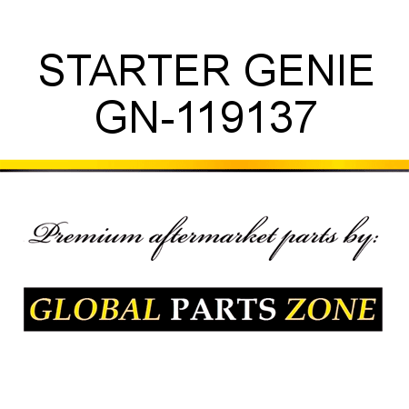 STARTER GENIE GN-119137