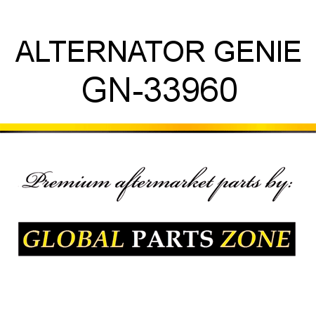 ALTERNATOR GENIE GN-33960