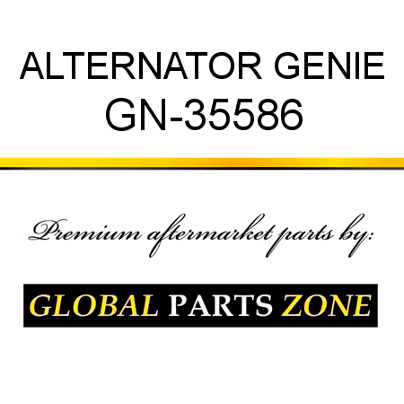 ALTERNATOR GENIE GN-35586