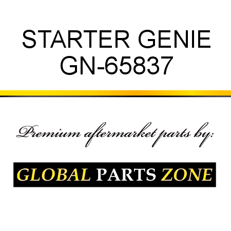 STARTER GENIE GN-65837