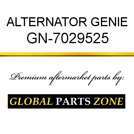 ALTERNATOR GENIE GN-7029525