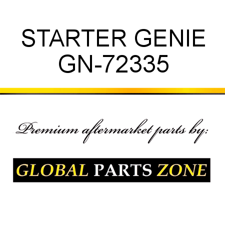 STARTER GENIE GN-72335