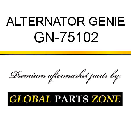 ALTERNATOR GENIE GN-75102