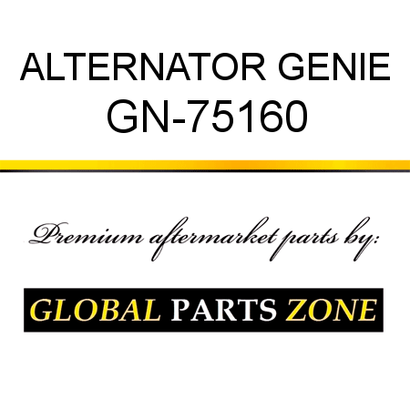 ALTERNATOR GENIE GN-75160