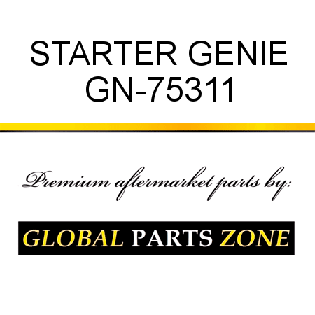 STARTER GENIE GN-75311
