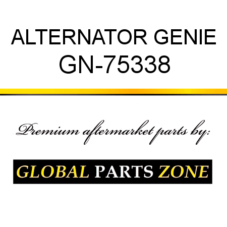 ALTERNATOR GENIE GN-75338