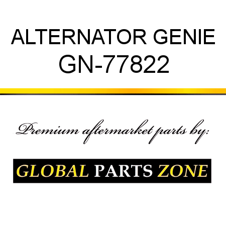 ALTERNATOR GENIE GN-77822