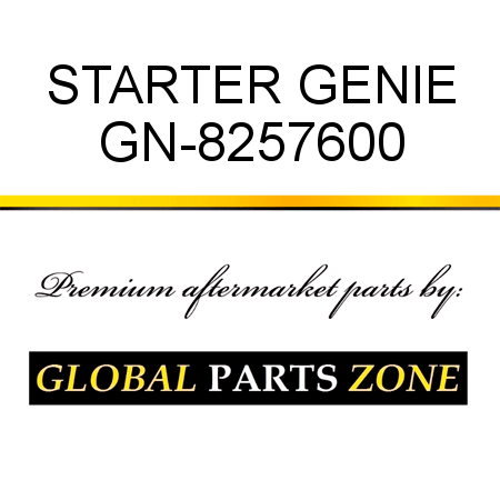 STARTER GENIE GN-8257600