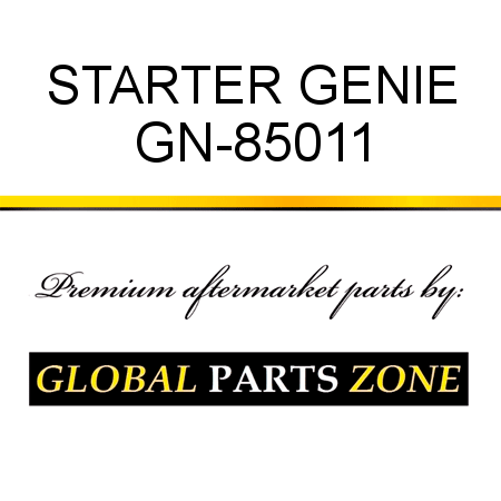 STARTER GENIE GN-85011