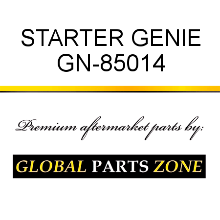 STARTER GENIE GN-85014