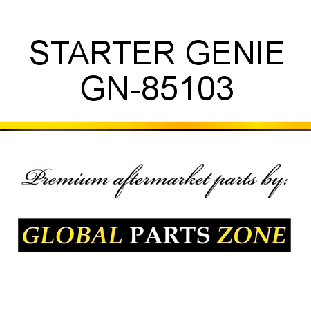 STARTER GENIE GN-85103
