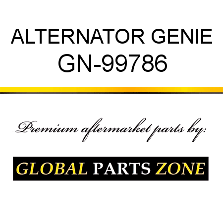 ALTERNATOR GENIE GN-99786