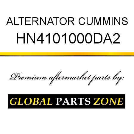 ALTERNATOR CUMMINS HN4101000DA2