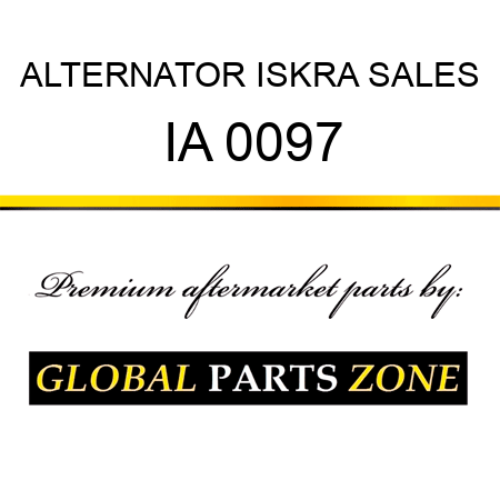 ALTERNATOR ISKRA SALES IA 0097