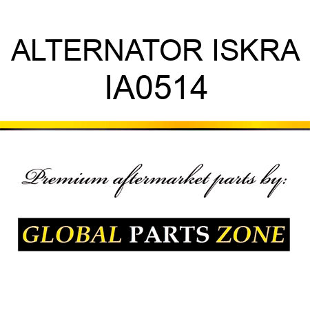 ALTERNATOR ISKRA IA0514