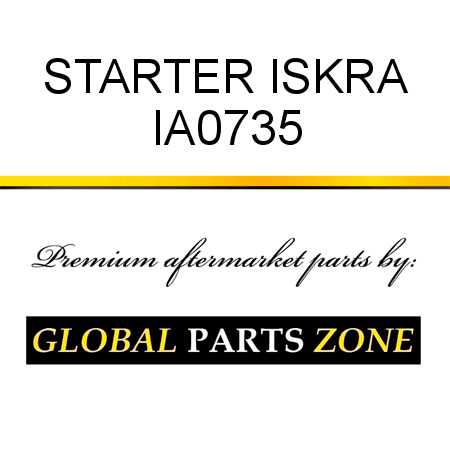 STARTER ISKRA IA0735