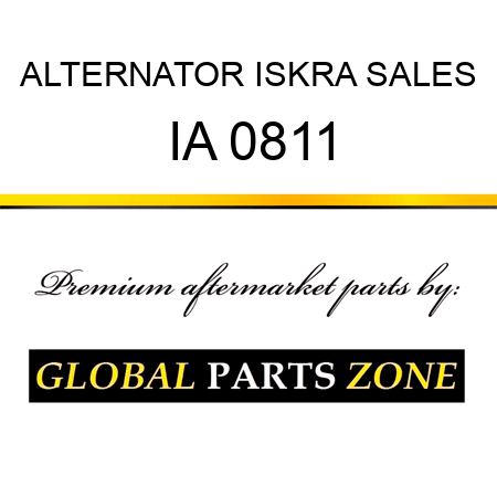 ALTERNATOR ISKRA SALES IA 0811