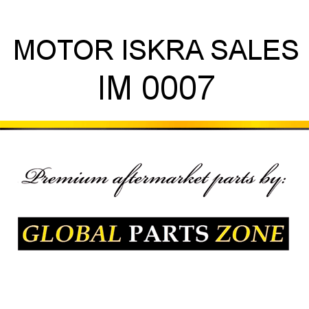 MOTOR ISKRA SALES IM 0007