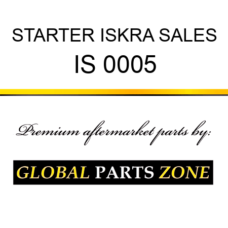 STARTER ISKRA SALES IS 0005