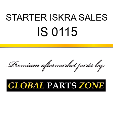 STARTER ISKRA SALES IS 0115