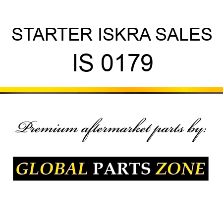 STARTER ISKRA SALES IS 0179