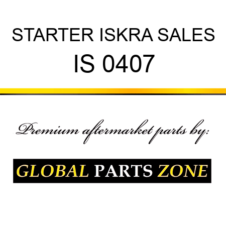 STARTER ISKRA SALES IS 0407