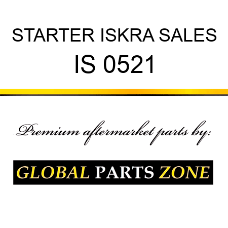 STARTER ISKRA SALES IS 0521