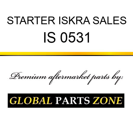 STARTER ISKRA SALES IS 0531