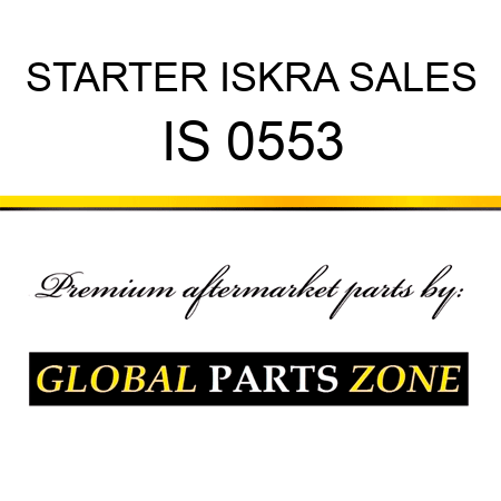 STARTER ISKRA SALES IS 0553