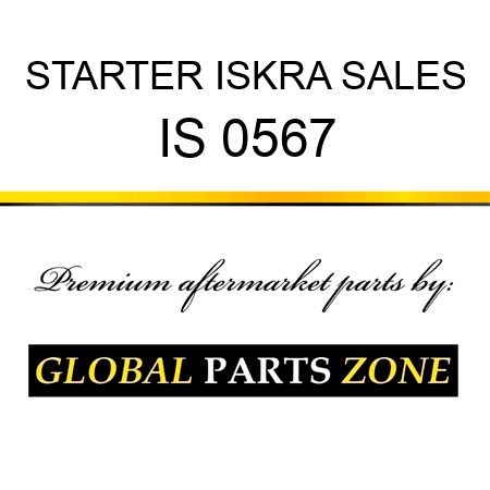 STARTER ISKRA SALES IS 0567