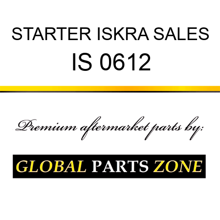 STARTER ISKRA SALES IS 0612