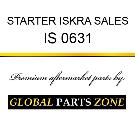 STARTER ISKRA SALES IS 0631