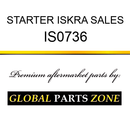 STARTER ISKRA SALES IS0736